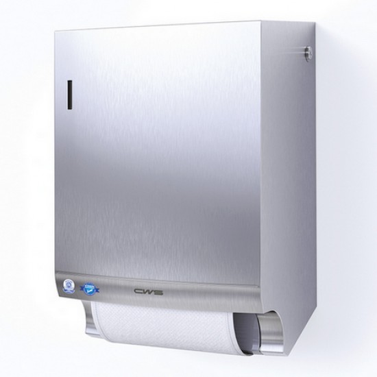 CWS Paradise Towel dispenser RVS Dry Slim Emtra Hygiene Services